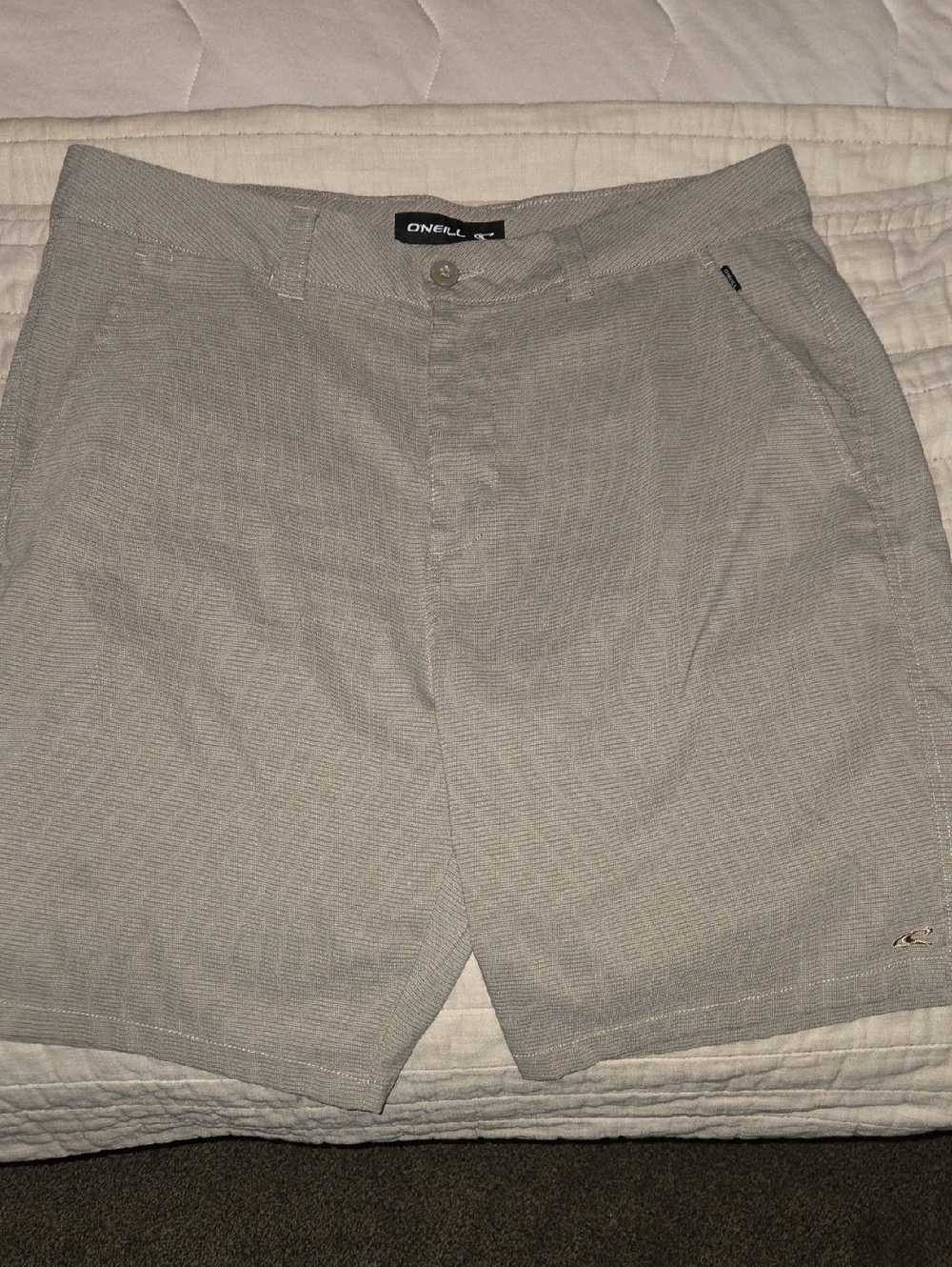 O'Neill Men's Light Khaki Flat Front Shorts